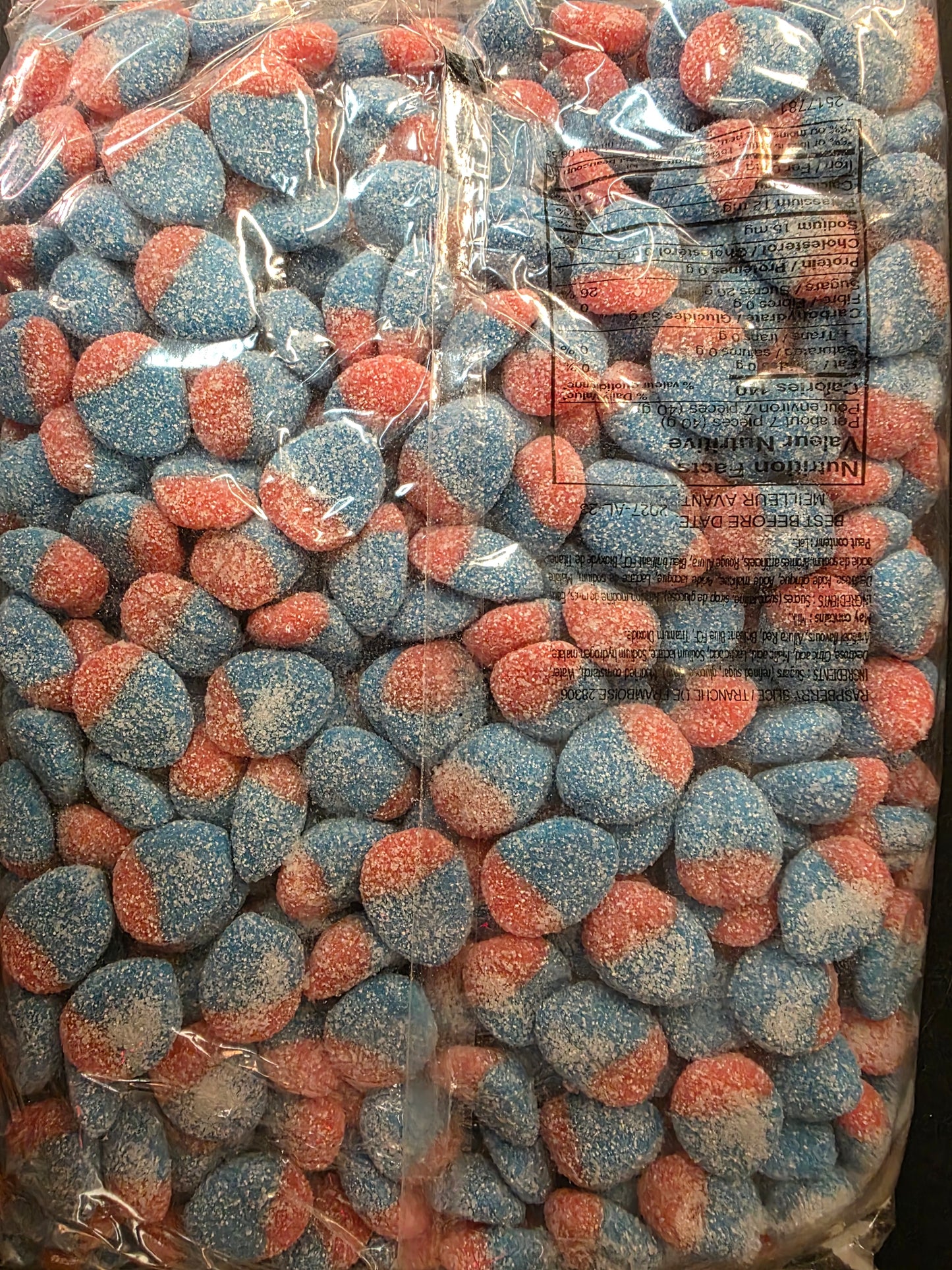 TRANCHE DE FRAMBOISE BLEUE