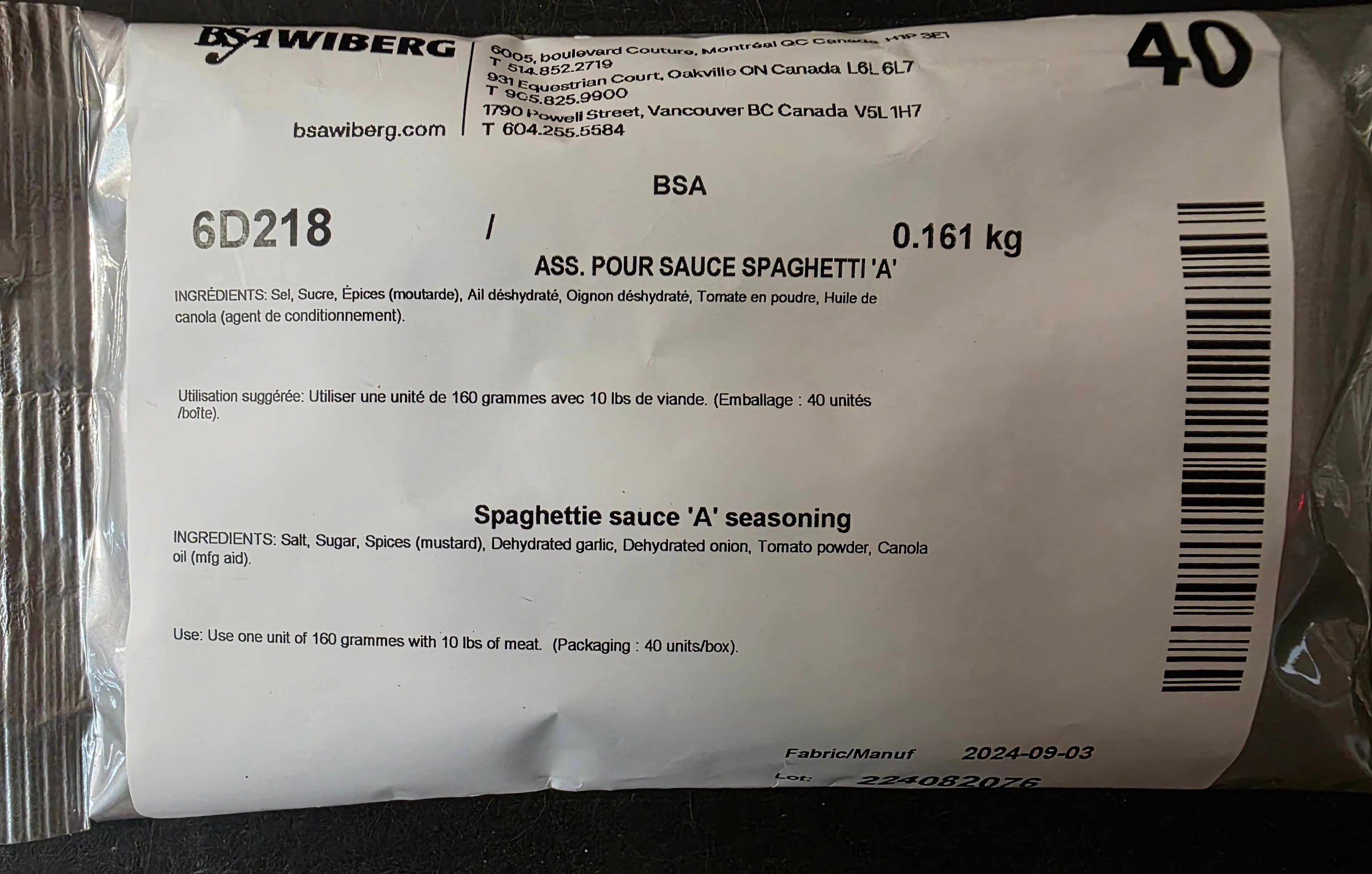 ASS. SAUCE A SPAGHETTI