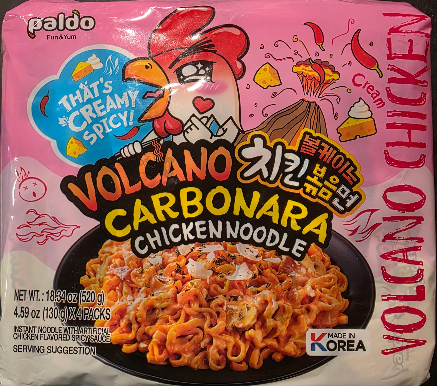 VOLCANO CARBONARA POULET
