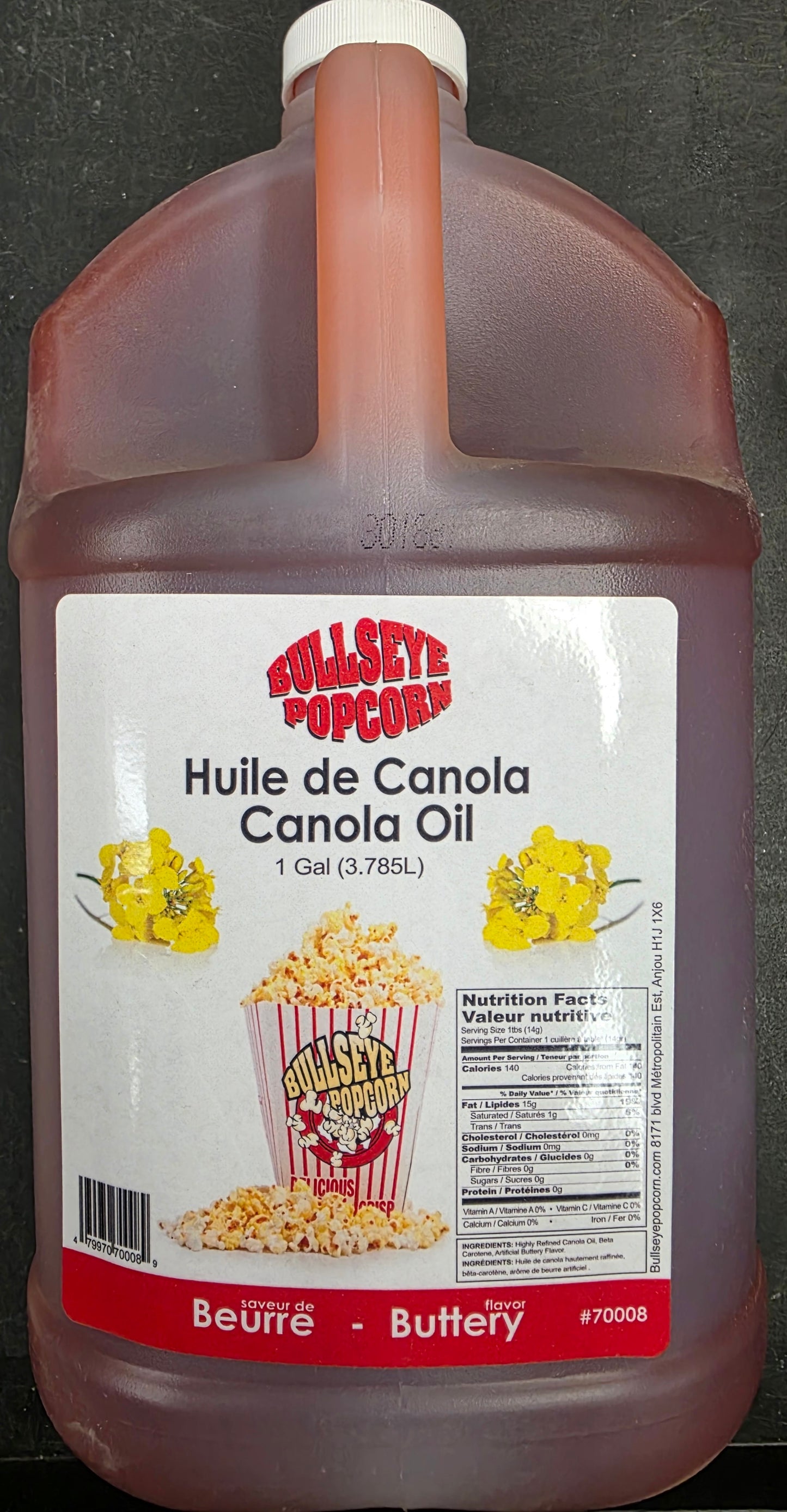 HUILE DE CANOLA SAVEUR DE BEURRE