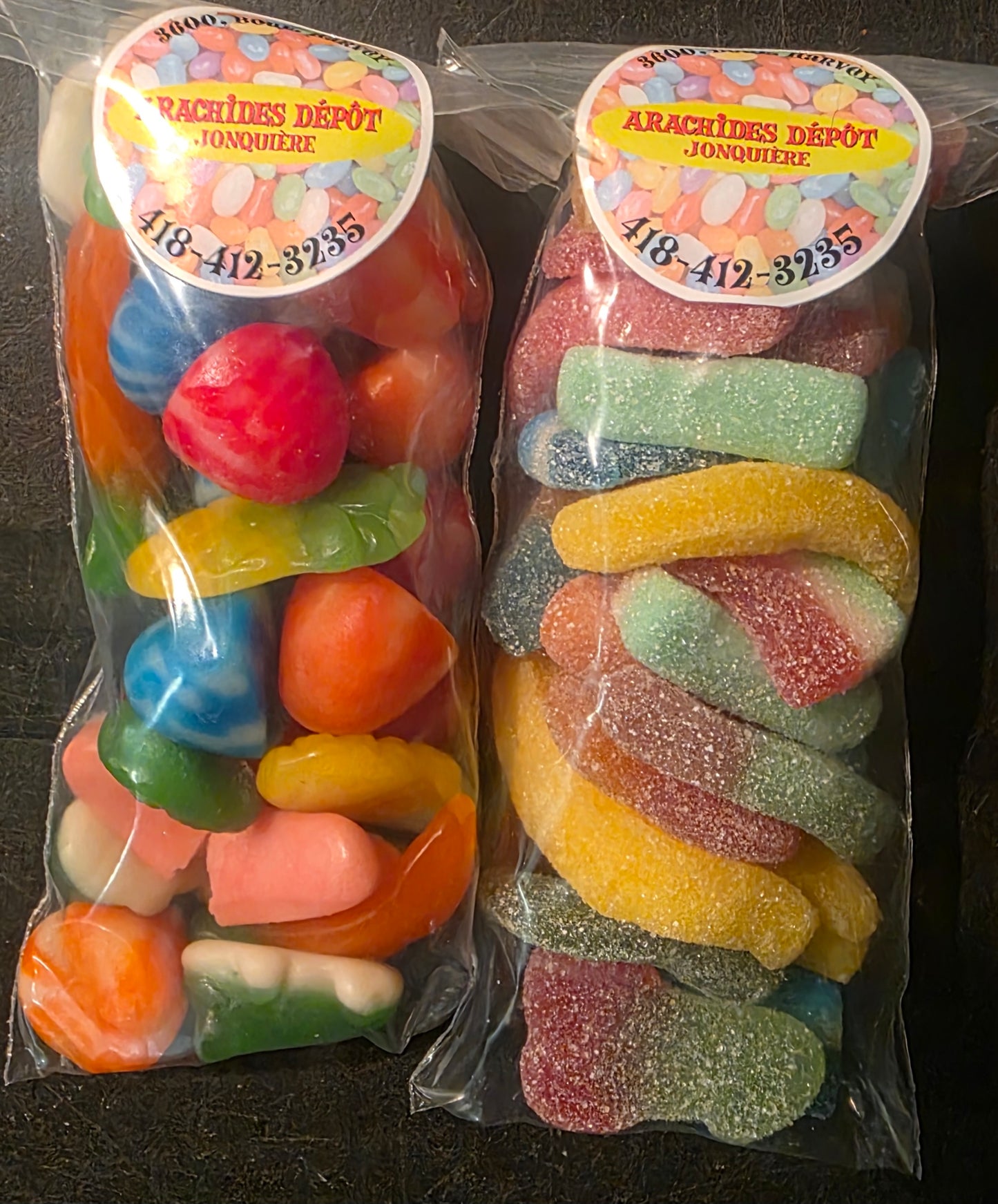 2 SACS BONBONS