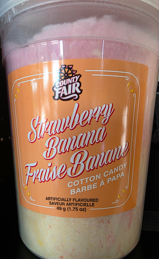 BARBE A PAPA FRAISE BANANE
