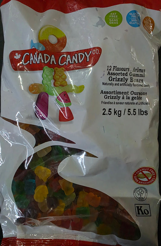 OURSON GRIZZLY 12 SAVEURS