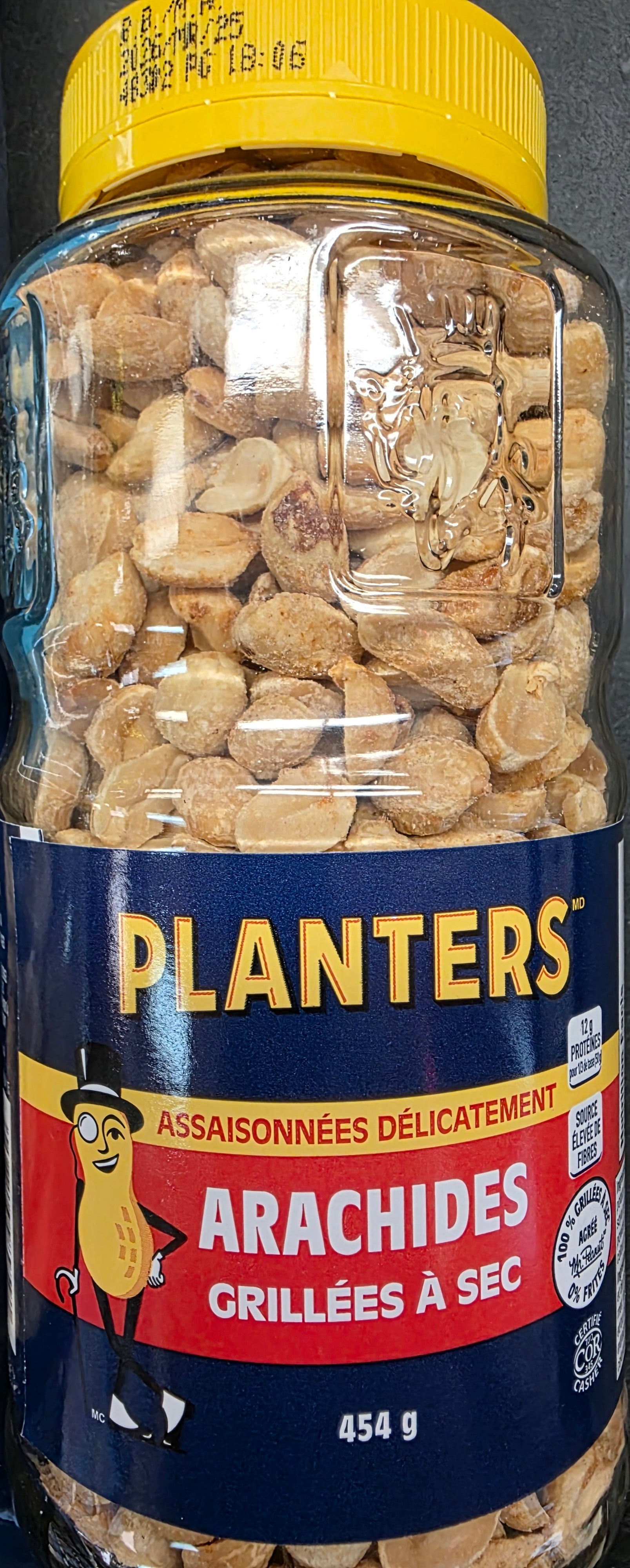 ARACHIDES PLANTERS GRILLÉES A SEC