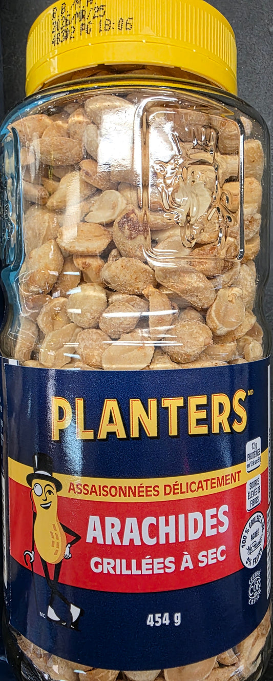 ARACHIDES PLANTERS GRILLÉES A SEC