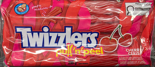 TWIZZLERS PULL'N'PEEL CERISES