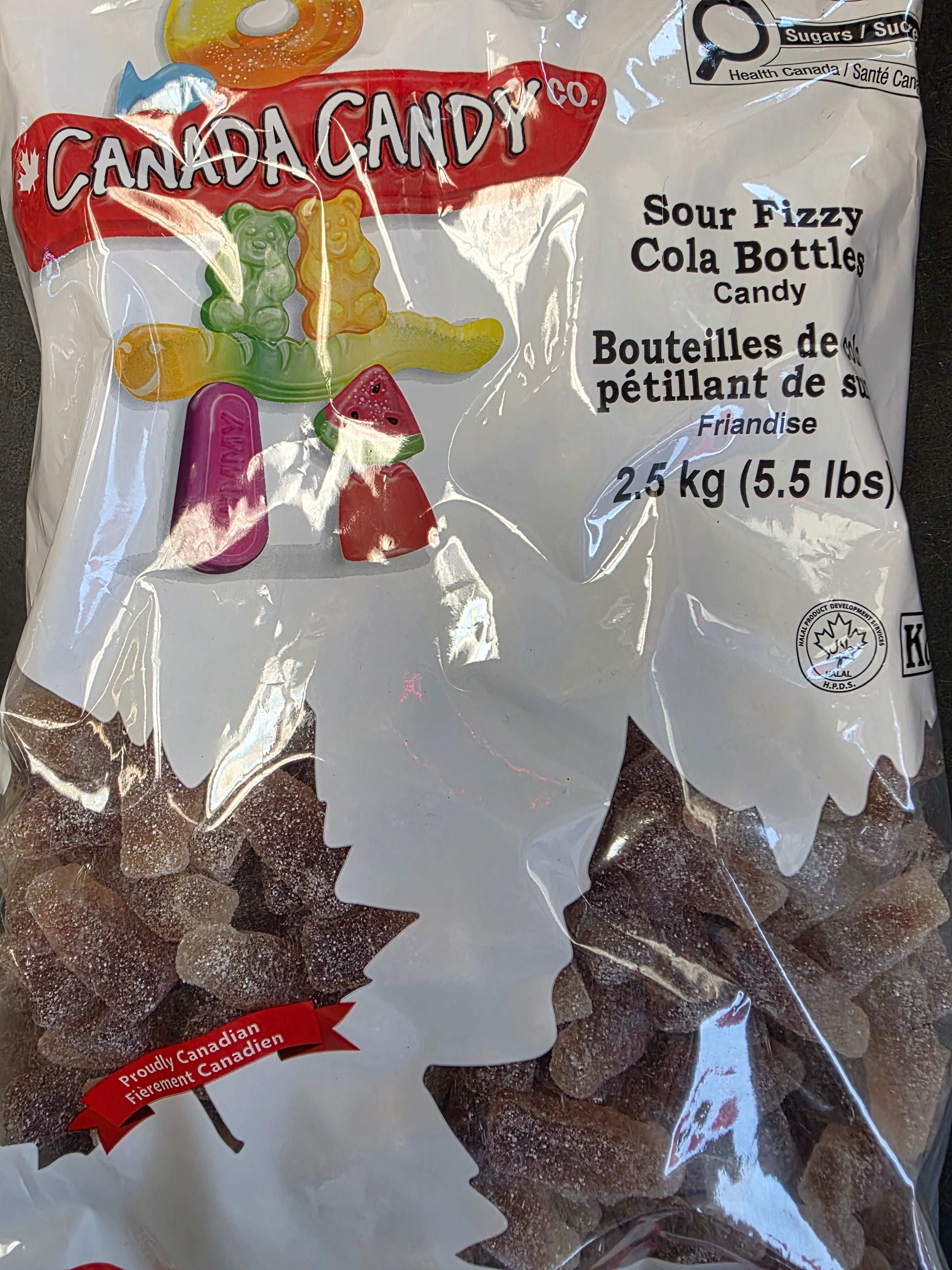BOUTEILLES DE COLA SURES