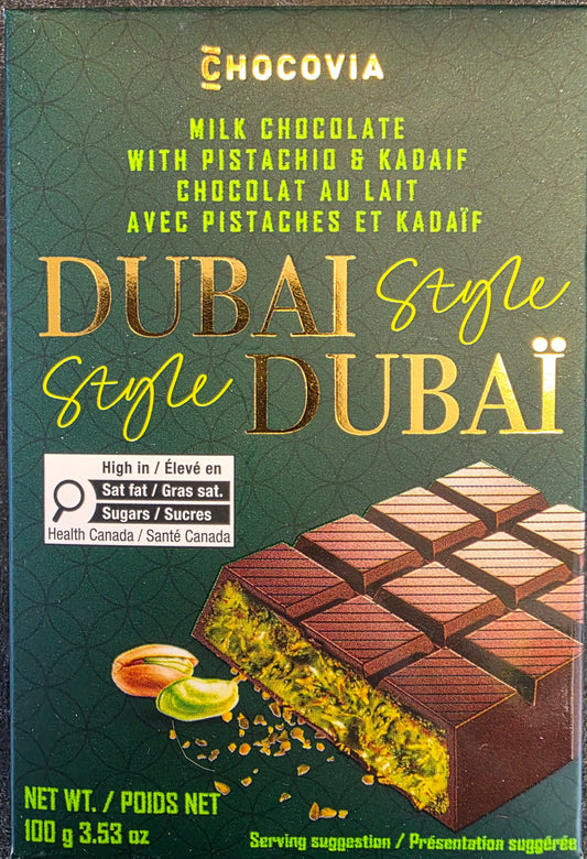 CHOCOLAT PISTACHE STYLE DUBAI