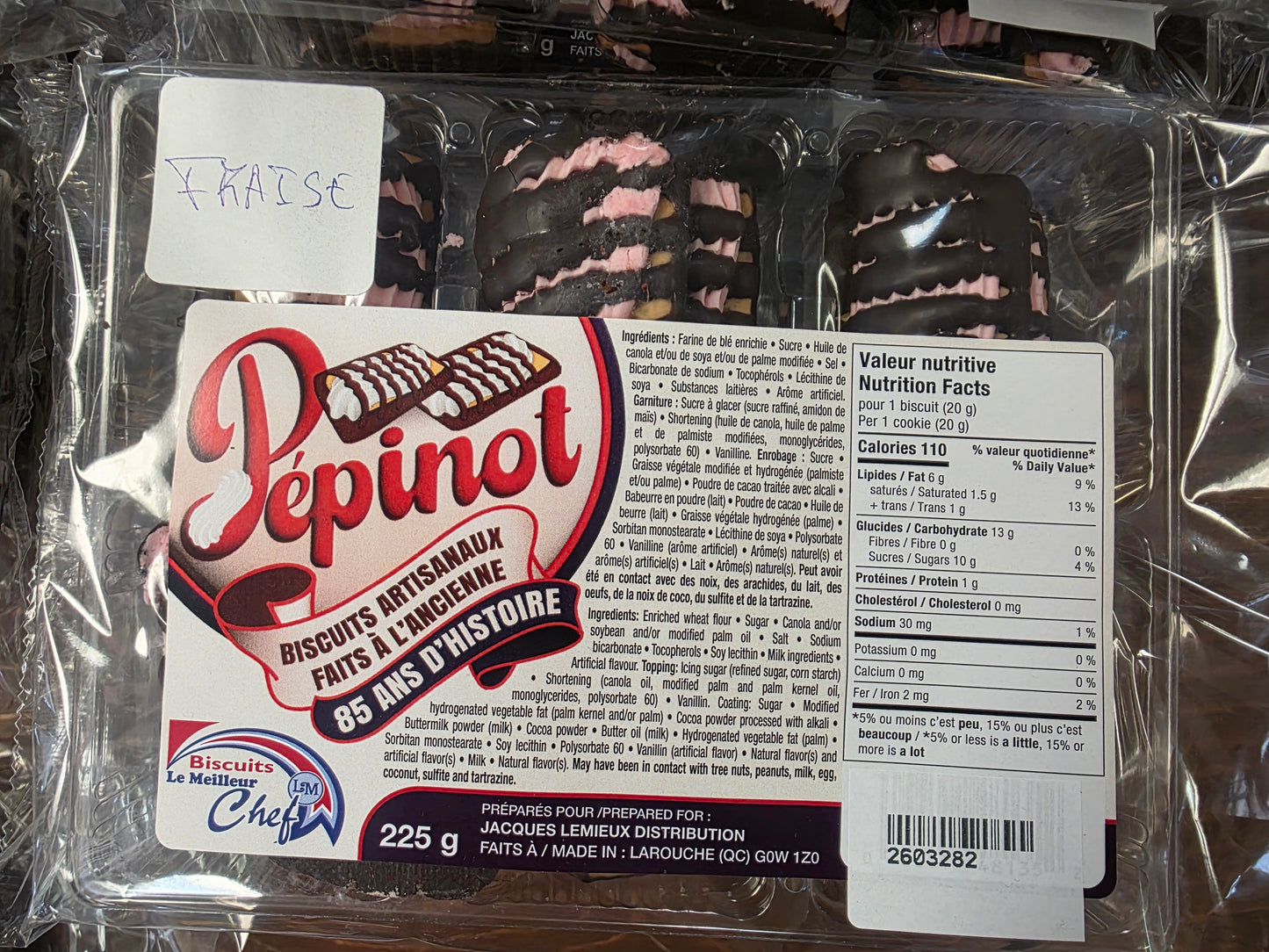BISCUIT PÉPINOT FRAISE