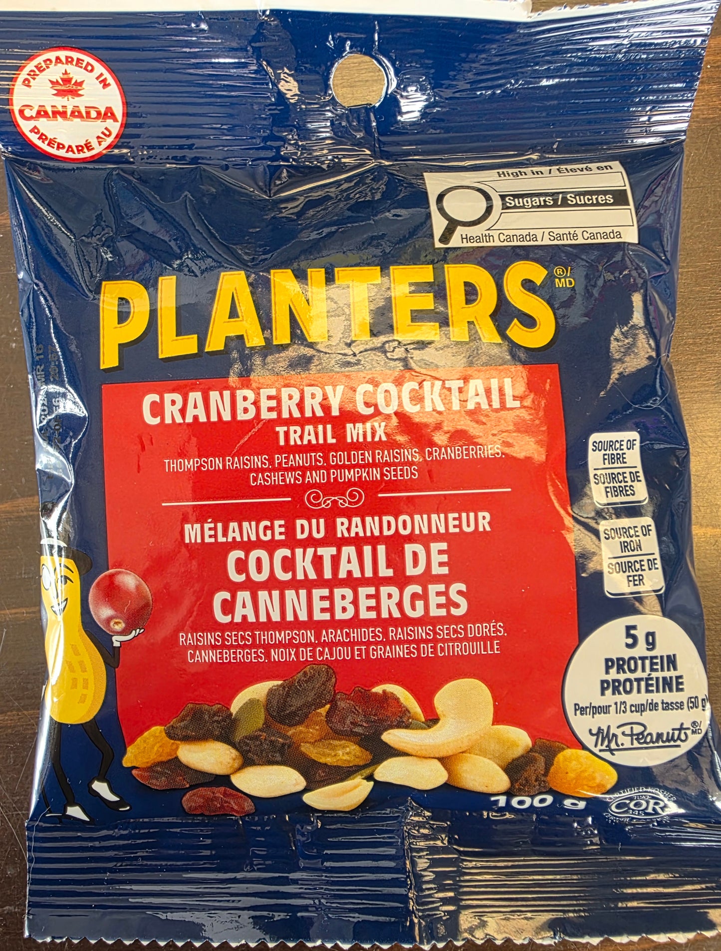 COCKTAIL DE CANNEBERGES PLANTERS