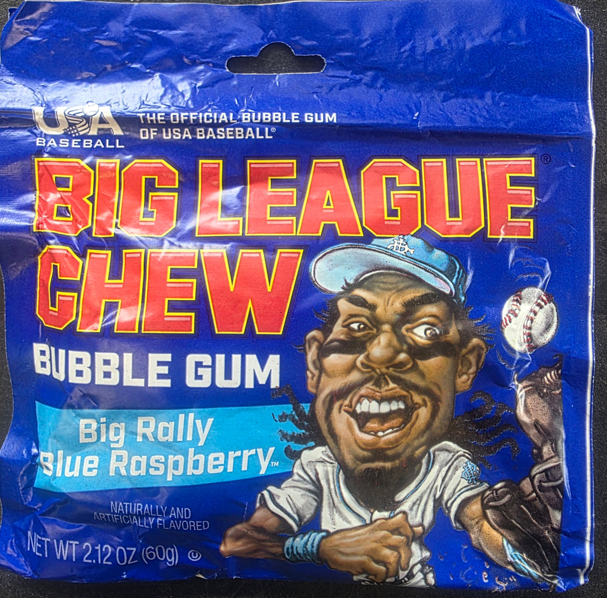 BIG LEAGUE CHEW FRAMBOISE BLEUE