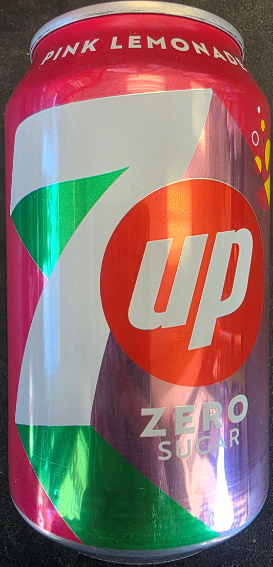 7UP LIMONADE ROSE SANS SUCRE