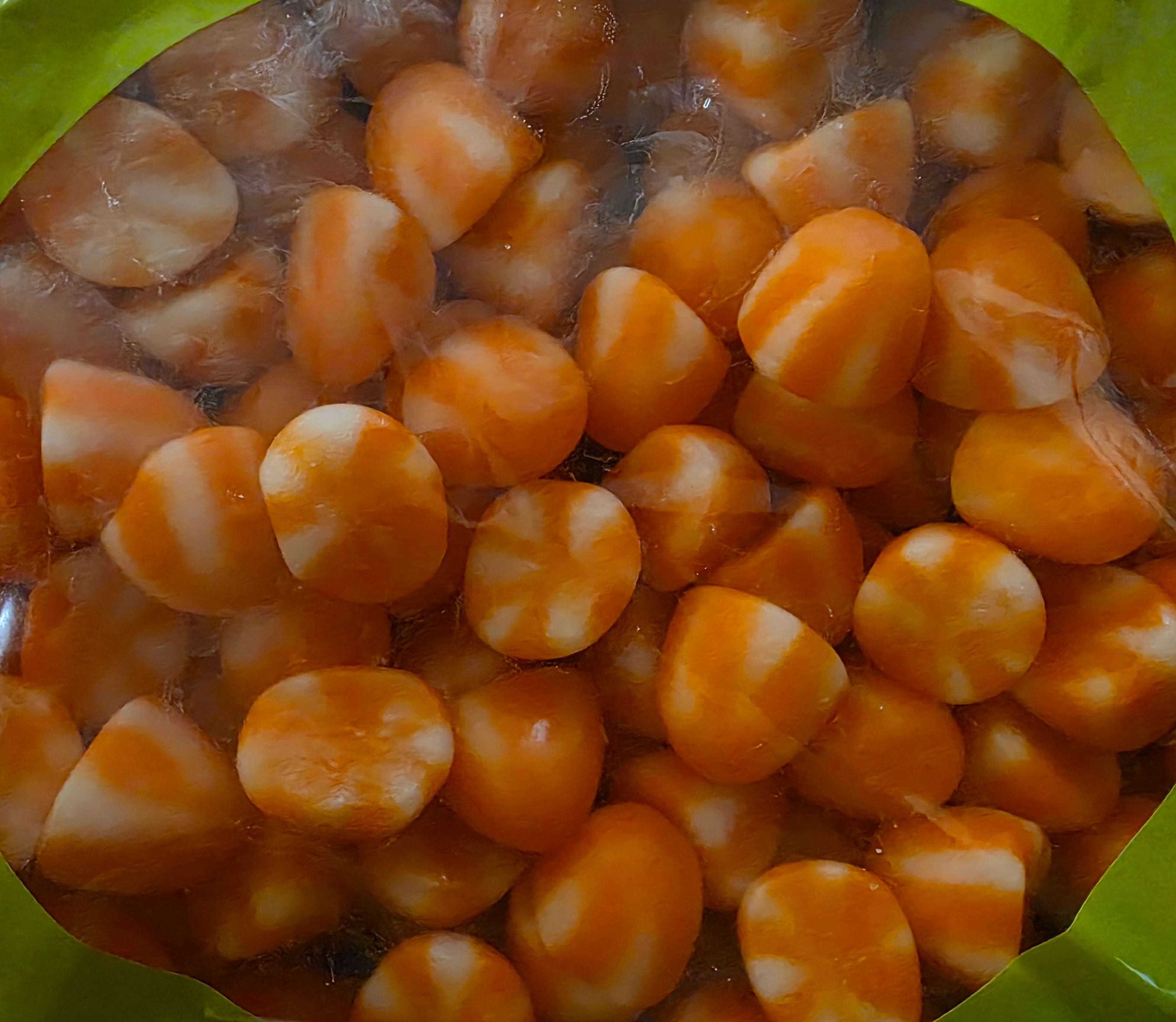 SPIRALE CREME ET ORANGE